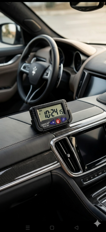 Clock Premium Digital Dashboard Clock for Cars office