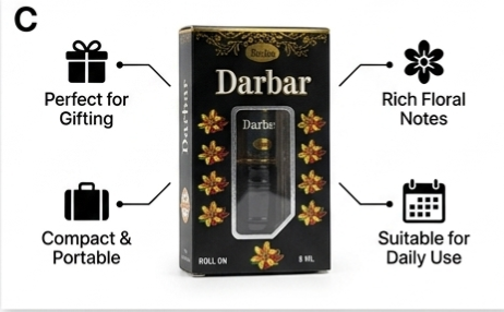 Darbar Premium Roll-On Attar (8ml