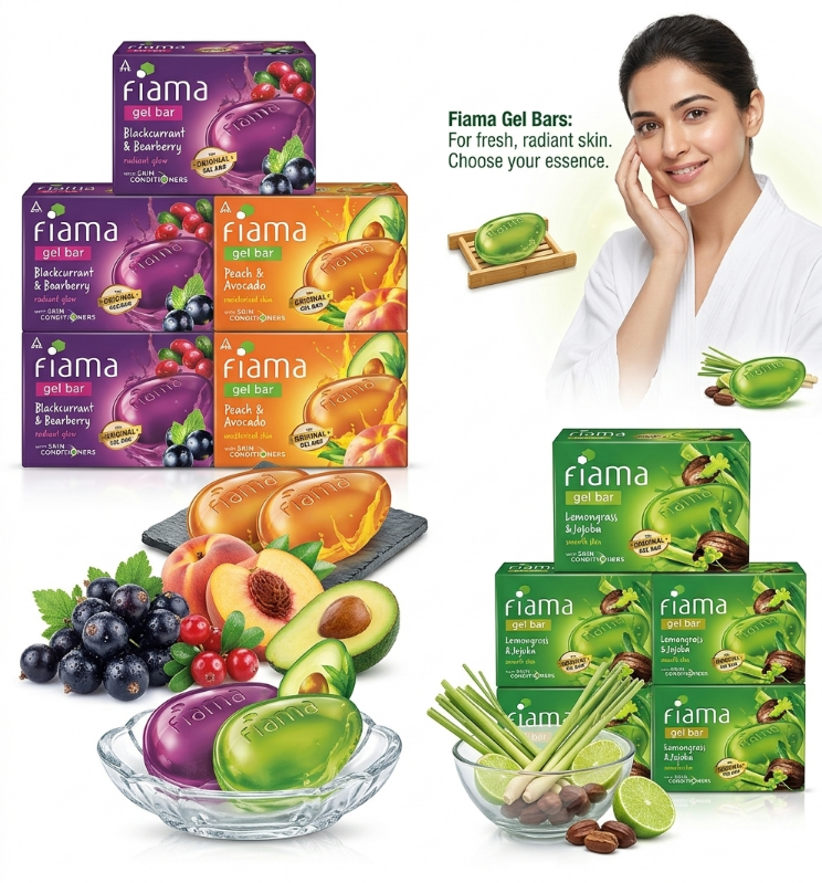 Fiama Blackcurrant & Bearberry (Radiant Glow)  6 Pcs
