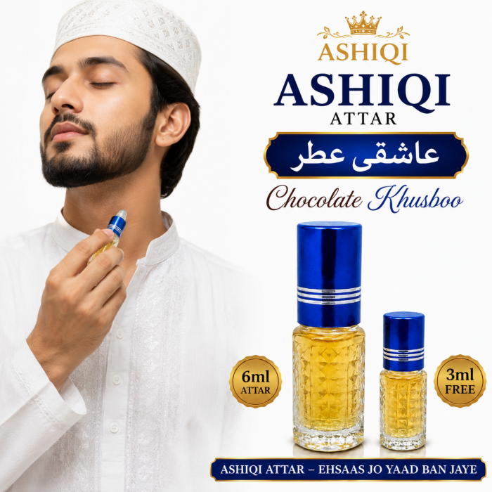 Ashiqi Attar – Chocolate Khushboo (6ml + 3ml Free)