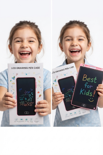 Magic Kids LCD Writing Tablet & Pen Case – Creative Learning Tool!